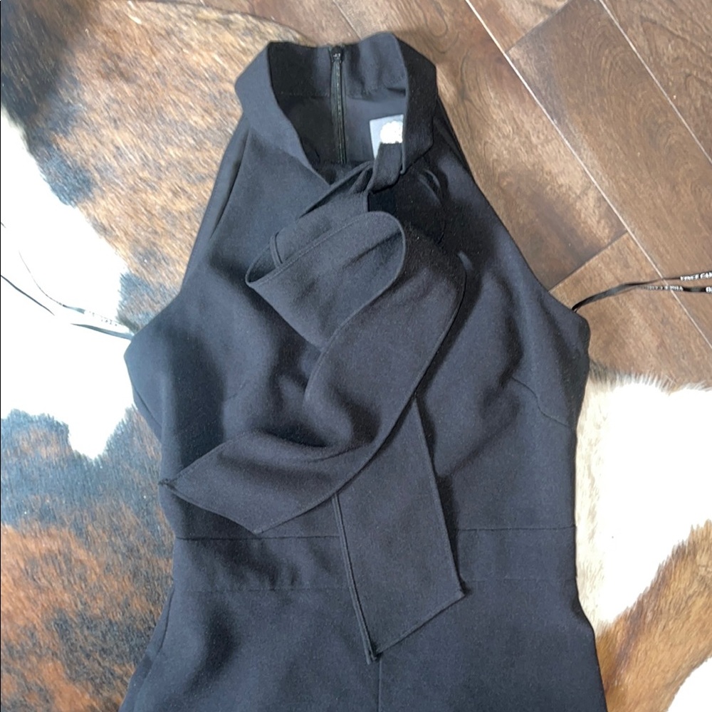 Elegant Black Halter pantsuit